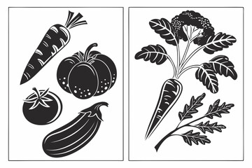 set of vegetables