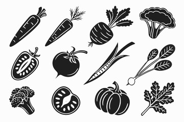 vegetables seamless pattern