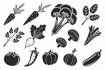 set of vegetables