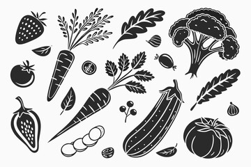 vegetables seamless pattern
