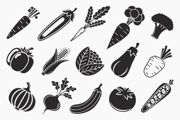 set of vegetables