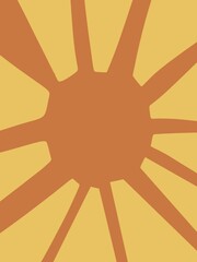 sun vector illustration 