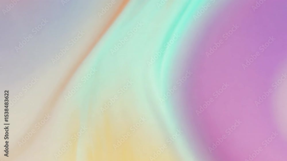 Aufkleber soft pastel waves of color with subtle gradients for artistic backgrounds and abstract designs in ge