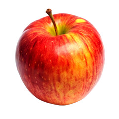 Apple fruit leaf isolated transparent background