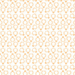 Repeating Pattern of Light Bulbs
