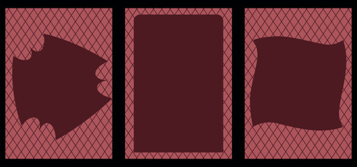 Vintage Decorative Frame and Border Set – Blank Retro Card Templates, Certificate Labels, Photo Album Design, Textured Paper Patterns, Ornamental Stamp Elements, Colorful Old-Style Illustration.