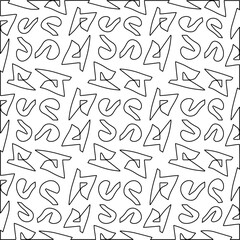 Abstract patterns.Abstract forms from lines. Vector graphics for design, prints, decoration, cover, textile, digital wallpaper, web background, wrapping paper, clothing, fabric, packaging, cards.