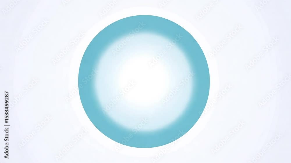 Poster abstract background featuring a smooth, luminous oval shape in soft blue hues, creating a serene and