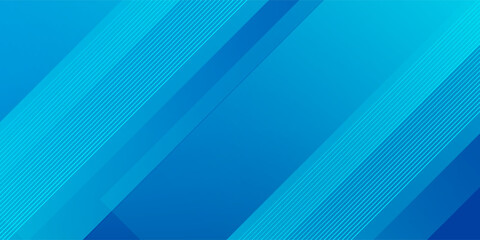 Fototapeta premium Abstract blue gradient geometric shape background. Vector illustration