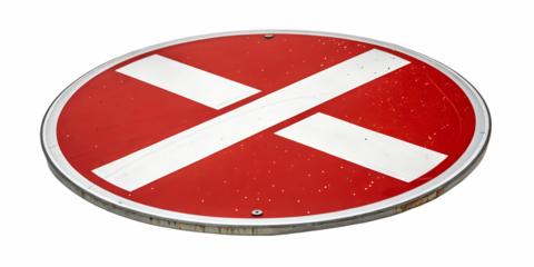 Red No Entry Sign / Prohibition Symbol