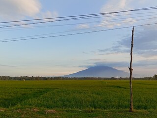 power lines in the mountains