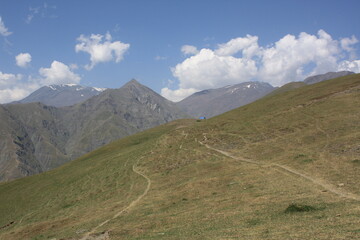 mountain landscape in summer
