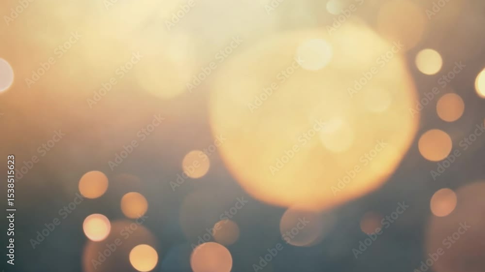 Poster soft and glowing bokeh lights creating a dreamy background with warm hues and a subtle radiance for 