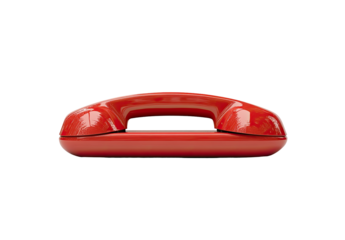 Retro red phone