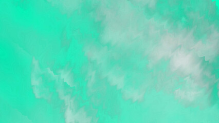 Abstract Aqua Background with Soft Clouds