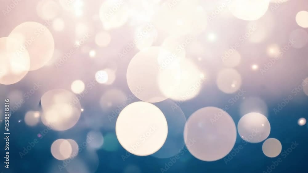 Poster elegant and colorful bokeh background with soft lights creating a dreamy atmosphere for creative des