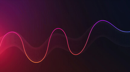 Vibrant gradient line chart illustrating upward growth over dark background, conveying sense of progress and innovation