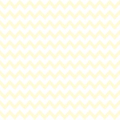 Seamless chevron pattern with lemon yellow zigzag lines on white background