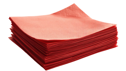 Stack of red napkins (1)