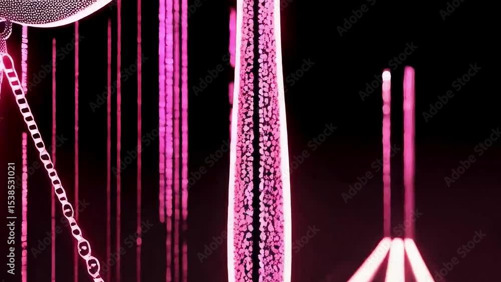 Poster abstract background with red lines