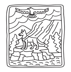 Dog Moments - Cute Puppy Life Coloring Pages | Fun Dog Activities | Dog coloring page | Line art vector illustration