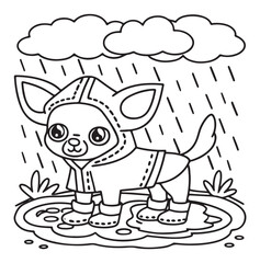 Dog Moments - Cute Puppy Life Coloring Pages | Fun Dog Activities | Dog coloring page | Line art vector illustration