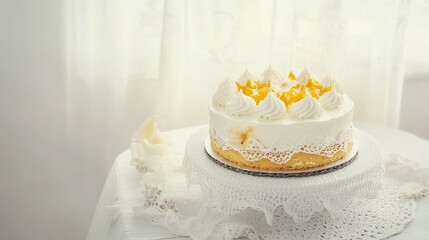 wedding cake with candles