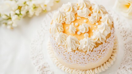 rice cake on a wooden table