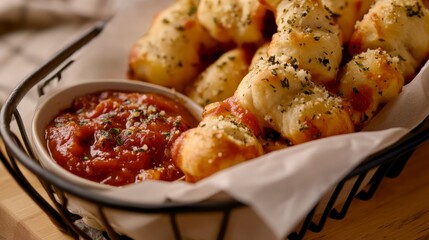Aromatic Homemade Garlic Knots with Marinara: A Culinary Delight - Recipe and Guide