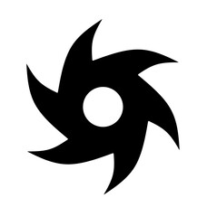 tornado icon vector on white background