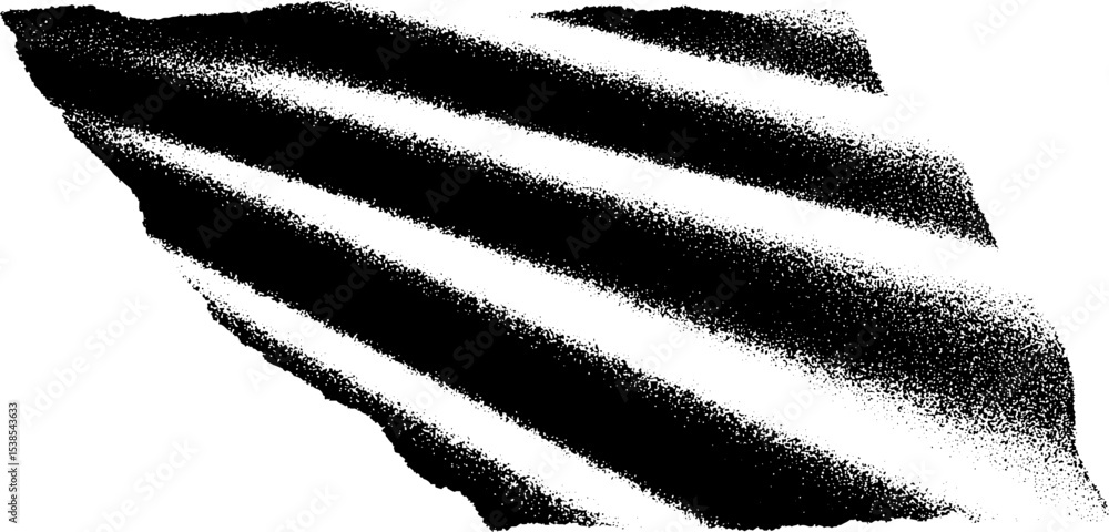Aufkleber abstract high contrast black and white stripes with chip resistor pattern design