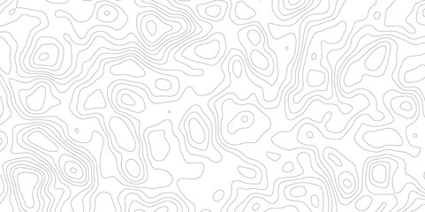Abstract topography pattern lines sea map area space geometric strip grid line topo map technology modern design white background.
