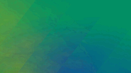 Abstract Background with Green and Teal Triangular Shapes