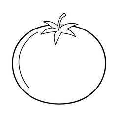 vector illustration of an apple