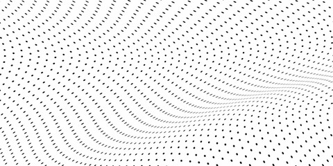 Vector dotted grid seamless pattern for bullet journal. Black point texture abstract simple