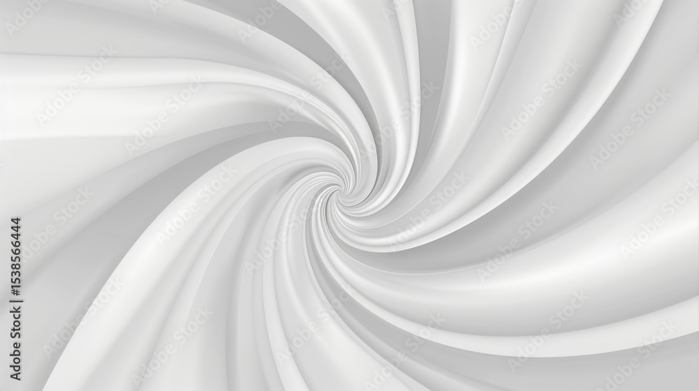 Poster smooth radial blur forming vortex shape creates sense of chaos and movement, evoking feeling of dept