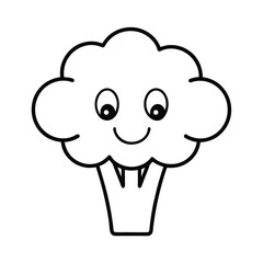 vector illustration of a cartoon cat