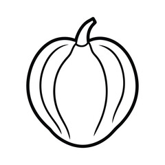 vector illustration of a ripe eggplant