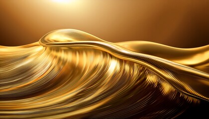 golden waves of luxury and elegance