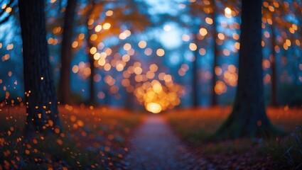 Fototapeta premium Natural bokeh effects for creative design projects