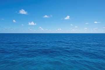 Obraz premium Deep Sea Blue: Exploring the Vast Ocean