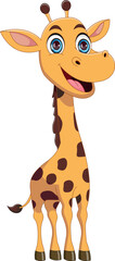 cute giraffe cartoon