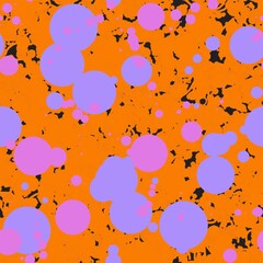 seamless pattern with colorful splashes