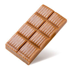 Toffee candy on a white background. Isolated