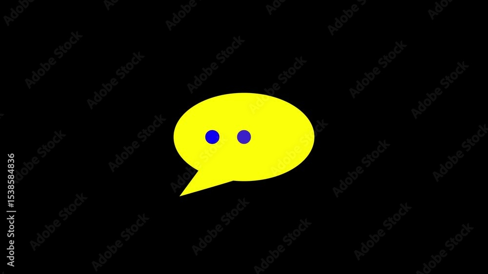 Poster mail envelope icon isolated on black background 3d, new message and mail inbox notification icon.
