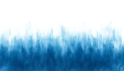 Abstract textured blue watercolor gradient with expressive vertical strokes and bold contrast on transparent background, png