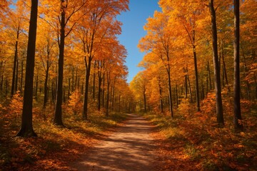 Fototapeta premium Stunning woodland scenery