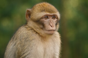 Obraz premium Wild primate from the Berber region