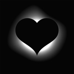 Heart illuminate light frame