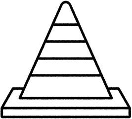 안전을 지키는 트래픽콘 일러스트